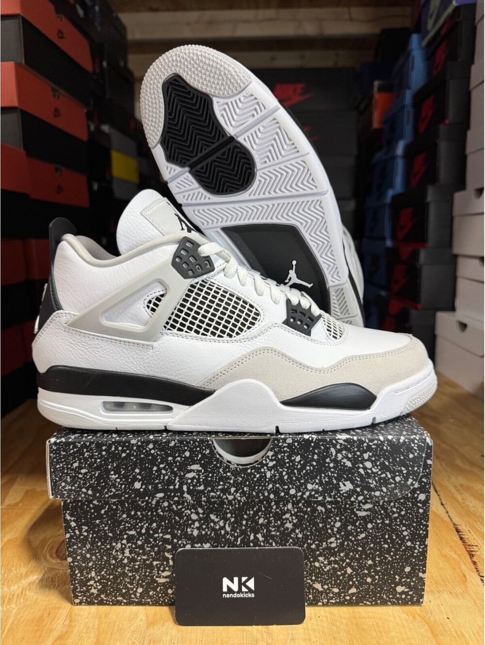 Air Jordan 4 Retro 'Military Black' DH6927-111 BRAND NEW MENS SIZE 11